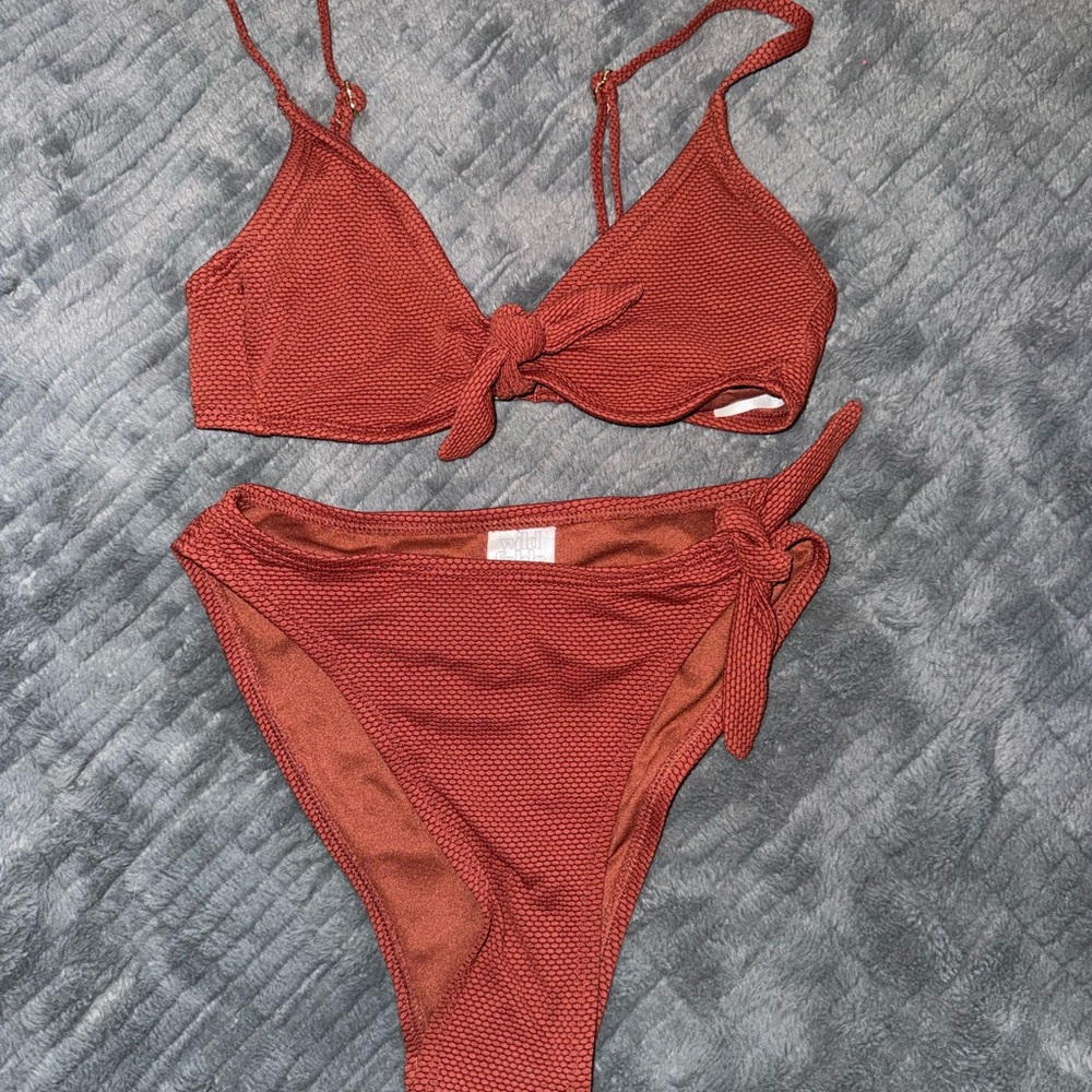 Wild Fable Terracotta Bikini Set